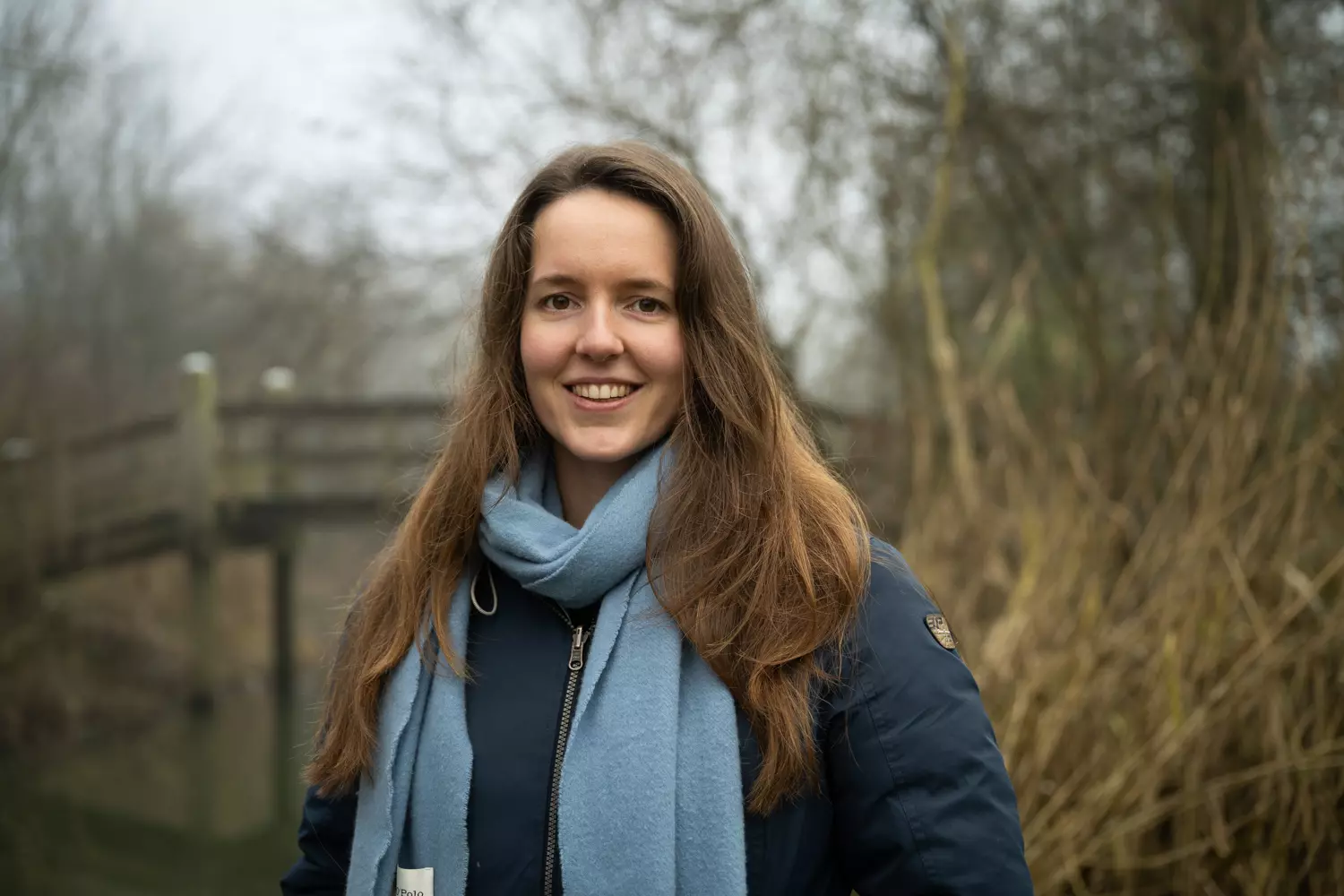 Adviseur Stedelijke Waterkwaliteit Lisa aan het werk